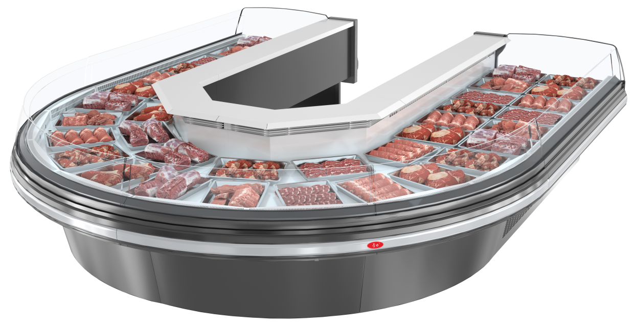 серия LINXIANвитрина для мяса