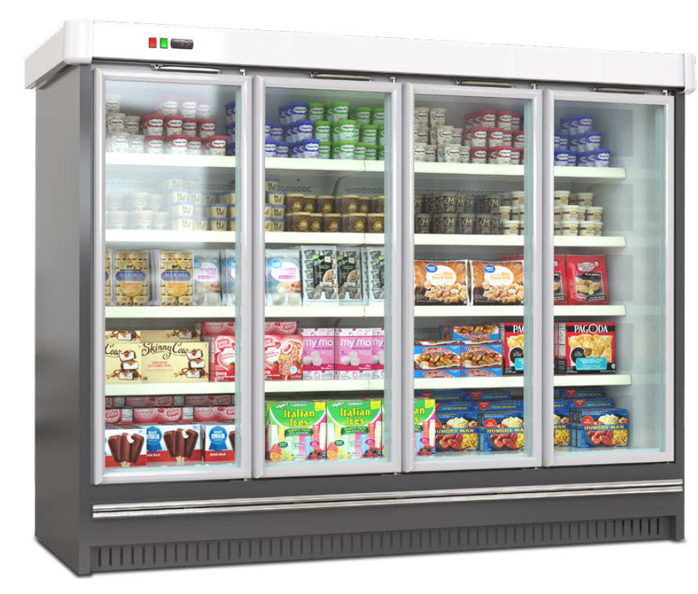 горка со стеклянной двери（без агрегата ）