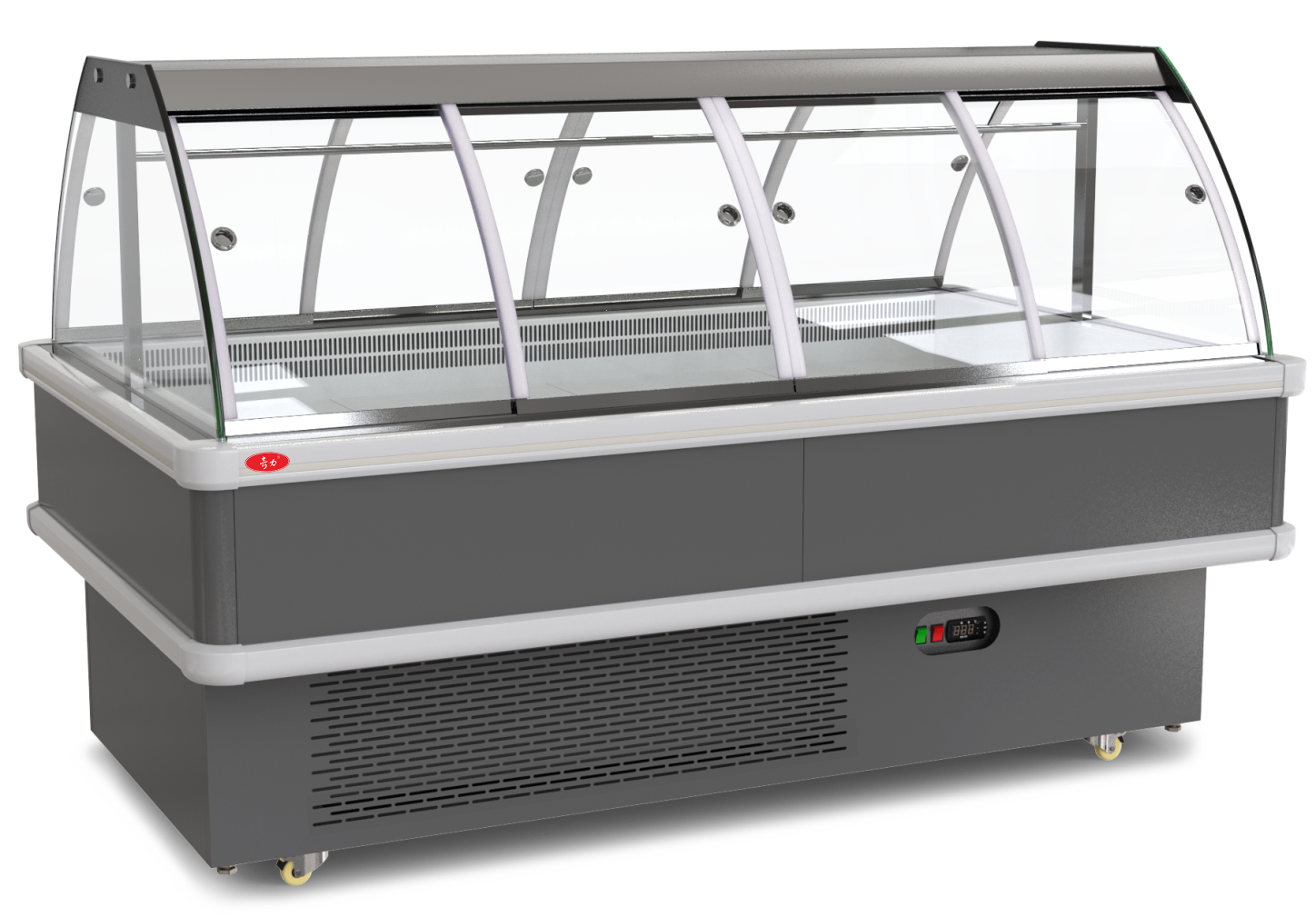 двухуровняя витрина для салата