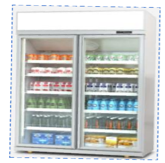 （ с шероким спросом） витрина с верхним агрегатом для интернет магазина （встроенный агрегат）