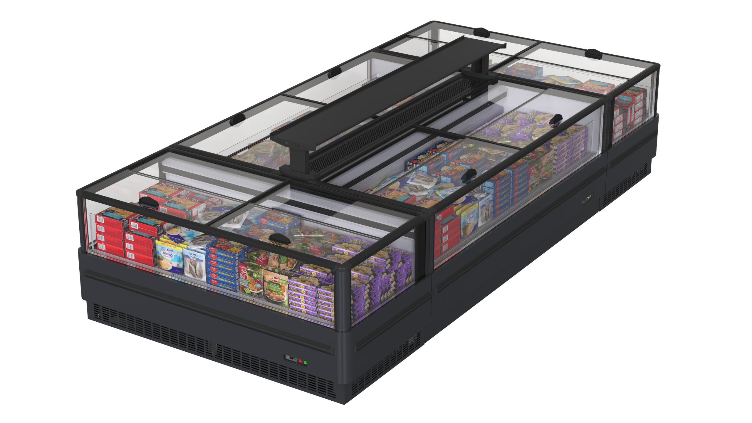 динамическя морозильная комбинированная бонета （встроенный агрегат）